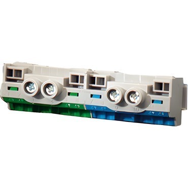 HEN KV FC 04 Svorkovnice PE+N, každá 2x 25mm2+ 4x 4mm2, provedení FIXCONNECT, pro skříně KV s 4,5 mo