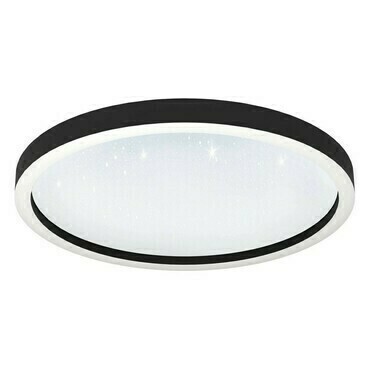 Svítidlo stropní EGLO LED-ZIG-RGB CCT DL O570 SW KRISTALLEFFEK