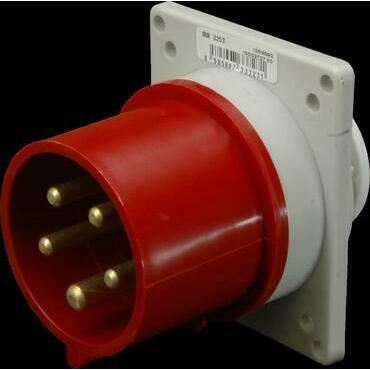 SEZ IRR 1653 Vestavná přívodka rovná 400 V, IP 44, 16 A, 5-pól