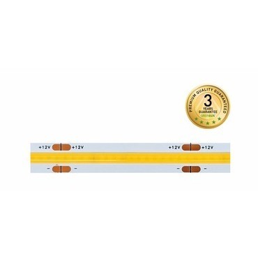 Pásek LED GREENLUX COB480/12W/m IP20 Ra90 5m (*5m=1ks), teplá bílá