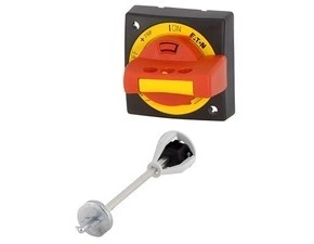 EATON 106133 PKZ0-XRH Ovládací páka s dvěřní spojkou, červená