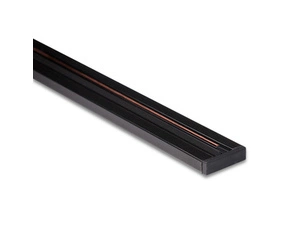 MC LED Plastová napájecí DC lišta s 3M páskou, max. 25A, černá barva, 2m