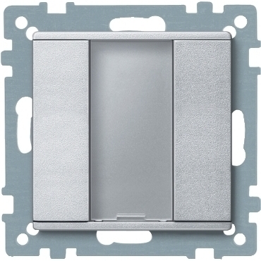 SCHN MTN627560 KNX tlač. panel 1-násobný plus, Aluminium, System M RP 0,08kč/ks
