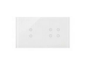 Kryt dotyk. ovl. SIMON DSTR234/70, 2 ovl. Simon 54 Touch, 2 dotyk.+4 dotyk., perlová