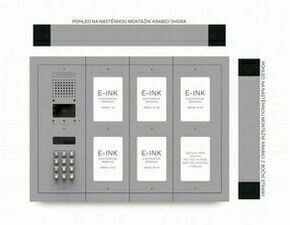 CZPHONE 4004092032 S elektronickým papírem (E-INK) FlatLine: SVĚTLE ŠEDÁ - MELODY: klávesnice až 80