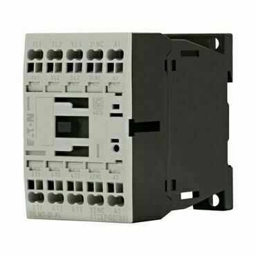 EATON 199228 Výkonový stykač 7A/3kW AC-3, 22A AC-1, 3pól+1V, Push-In svorky, Uc=24V DC