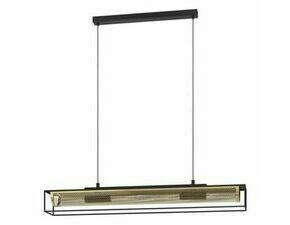 Svítidlo závěsné EGLO HL 4 E27 SCHWARZ MESSING NOHALES