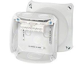 HEN DK 0604 GZ Krabcová rozvodka pro vnitřní a venkovní chráněné instalace IP 66, se svorkovnicí do