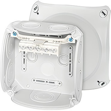 HEN DK 0604 GZ Krabcová rozvodka pro vnitřní a venkovní chráněné instalace IP 66, se svorkovnicí do