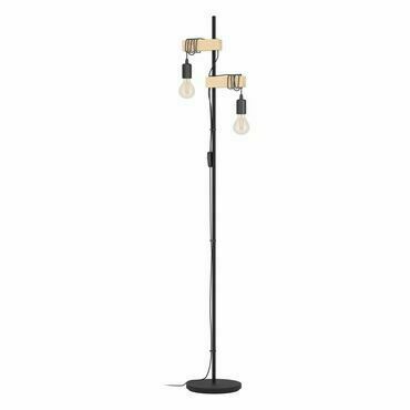 EGLO STL/2 SCHWARZ/HOLZ 'TOWNSHEND'