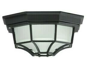 Venkovní stropní svítidlo Milano černá E27 1×100W RABALUX 8346