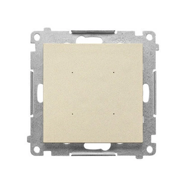 Ovladač osvětlení SIMON TEW1W.01/144, tlačítkový, Switch, Wi-Fi (přístroj s krytem), champagne matná