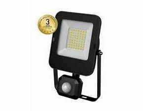 Reflektor LED GREENLUX ALFA PIR SMD 30W , senzor, IP65, neutrální bílá, černá