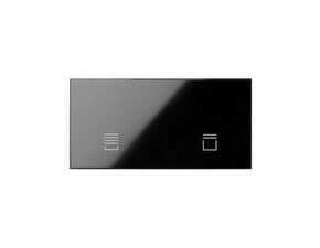 Spínač žaluziový SIMON 10002181-138, s krytem iO Master na baterii (3, 7V knoflíková baterie), černá