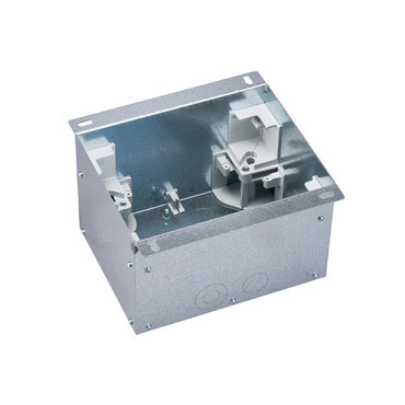 SIMON KGH401/8 Základna krabice podlahové ocelové KGH, do litých podlah, 4 přístroje K45, ocel