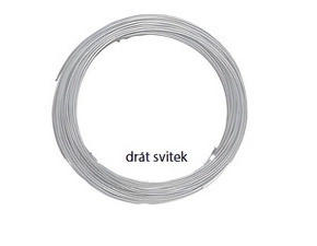 Drát hliníkový AlMgSi 8mm, měkký 6,7 kg=50m (bal.6,7kg)
