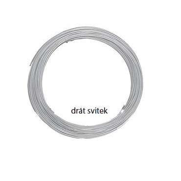 Drát hliníkový AlMgSi 8mm, měkký 6,7 kg=50m (bal.6,7kg)