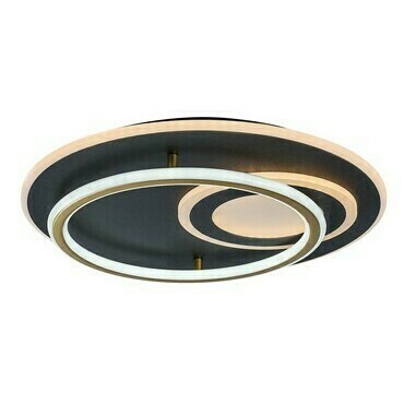 Stropní svítidlo Brantiel černá/zlatá LED 60W RABALUX 71466