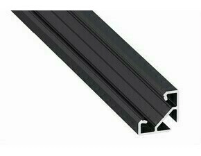 LED profil GREENLUX AL-PROFIL AJAR ROCK ANTHRACITE LACQUERED 1M (10-1389-10)