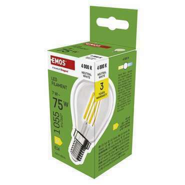 EMOS ZF1D53 LED FLM MINI GL 7W(75W) 1055lm E14 NW