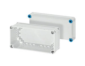 HEN K 0101 Prázdná rozvodnice s neprůhledným víkem, stěny bez předlisů, IP 65, vnější rozměry (š-v-h