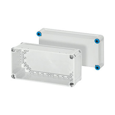 HEN K 0101 Prázdná rozvodnice s neprůhledným víkem, stěny bez předlisů, IP 65, vnější rozměry (š-v-h