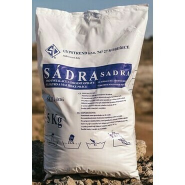 Sádra GYPSTREND 5 kg, šedá