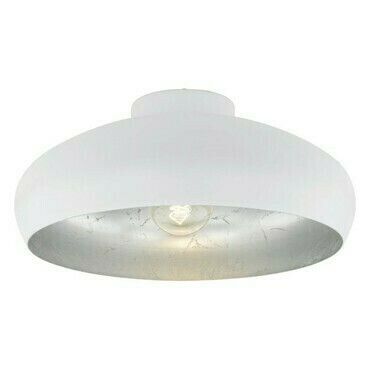 Svítidlo stropní EGLO DL 1 E27 WEISS SILBER MOGANO