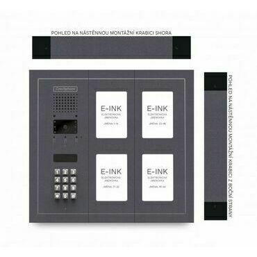 CZPHONE 4004092028 S elektronickým papírem (E-INK) FlatLine: ANTRACIT - MELODY: klávesnice až 64 jme
