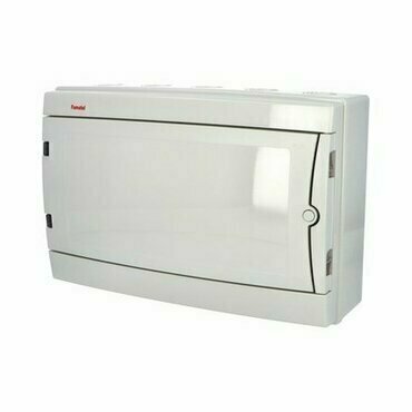 FAM 3918 Rozvodnice Acqua 3918-TB IP65, 18mod., na omítku, neprůhl. dveře, 274x426x131mm