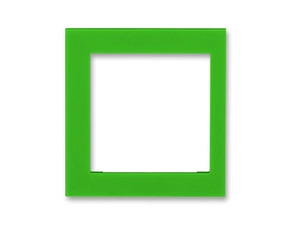 Kryt rámečku ABB Levit 3901H-A00255 67, zelená, s otvorem 55x55, krajní