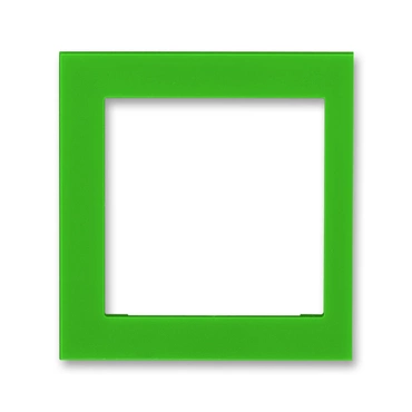Kryt rámečku ABB Levit 3901H-A00255 67, zelená, s otvorem 55x55, krajní