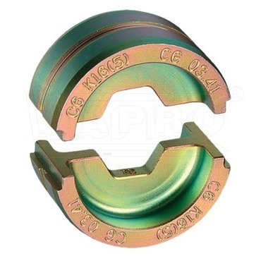 wpr10322 312-D-CUL-25 Lisovací čelisti "Delta Line", šestihranné, pro Cu oka a spojky lehčené 25 mm