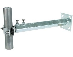 DEHN 105343  Úchyt na stěnu FeZn/nerez pro trubky D 40-50mm odstup od stěny nastavitelný 400-700 DEH DEHN