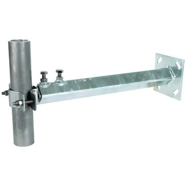 DEHN 105343  Úchyt na stěnu FeZn/nerez pro trubky D 40-50mm odstup od stěny nastavitelný 400-700 DEH DEHN