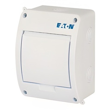 Rozvodnice nástěnná EATON 281649 BC-O-1/5-TW-ECO, bílé plast. dveře, 1 řada, 5 modulů