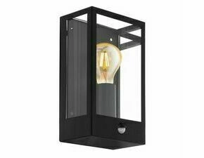 Svítidlo venkovní EGLO AL-WL 1 E27 M.SENSOR SCHWARZ ALAMONTE, nástěnné