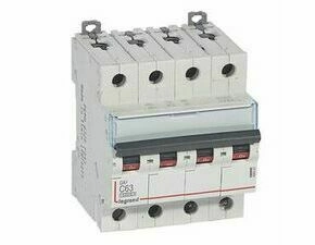 Jistič čtyřpolový LEGRAND 409342 DX3 4P C63 10000A/16KA