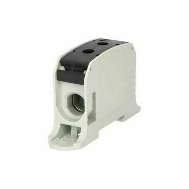 EL 1006034 Svorka univerzální RKA 95 LS, 232A, 1pól., AL/CU, černá, na DIN/na panel (bal.2)