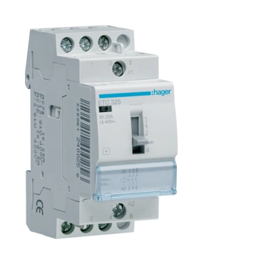 HAG ETC325 Stykač s aut. návratem 25A, 3S, 230V AC