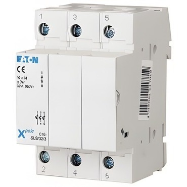 EATON 112223 C10-SLS/32/3 Pojistkový odpínač pro válcové pojistky C10 do 32A, 3-pól