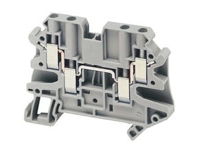 SCHN NSYTRV44 Šroubová svorka, 4 body, 4mm2 šedá (obj. mn. 50ks)