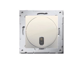 Zvonek elektronický SIMON 54 DDS1.01/41, (přístroj s krytem), 230 V~, krémová