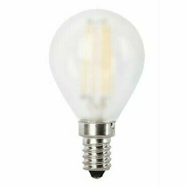 LED žárovka filament RABALUX 1529 Filament LED E14 G45 4W 350Lm 4000K