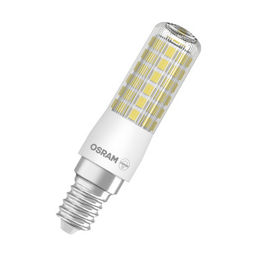 LED žárovka OSRAM LEDTSLIM60 CL 6,5W/827 230V E14 FS1, čiřá, stmívatelná