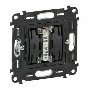 Spínač dvoupólový č.2 LEG 752041 Valena Life 16AX podsvětl.