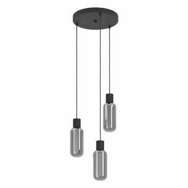 EGLO HL/3 E27 SW/GRAU-TRANSP.'MAIONE'