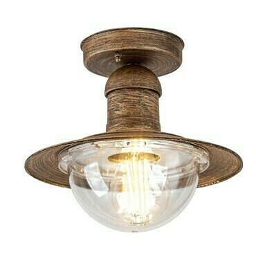 Venkovní stropní svítidlo Oslo antická zlatá E27 1×60W RABALUX 8736