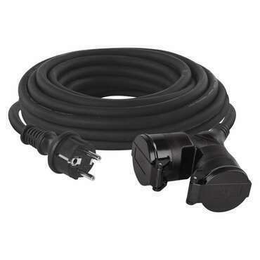 EMOS P0601 PRODL. 2Z 10M 3× 1,5 GUMA,IP44