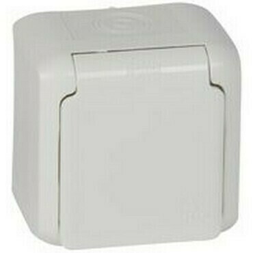 Zásuvka jednoduchá 2P+T LEG 782375 Forix bílá